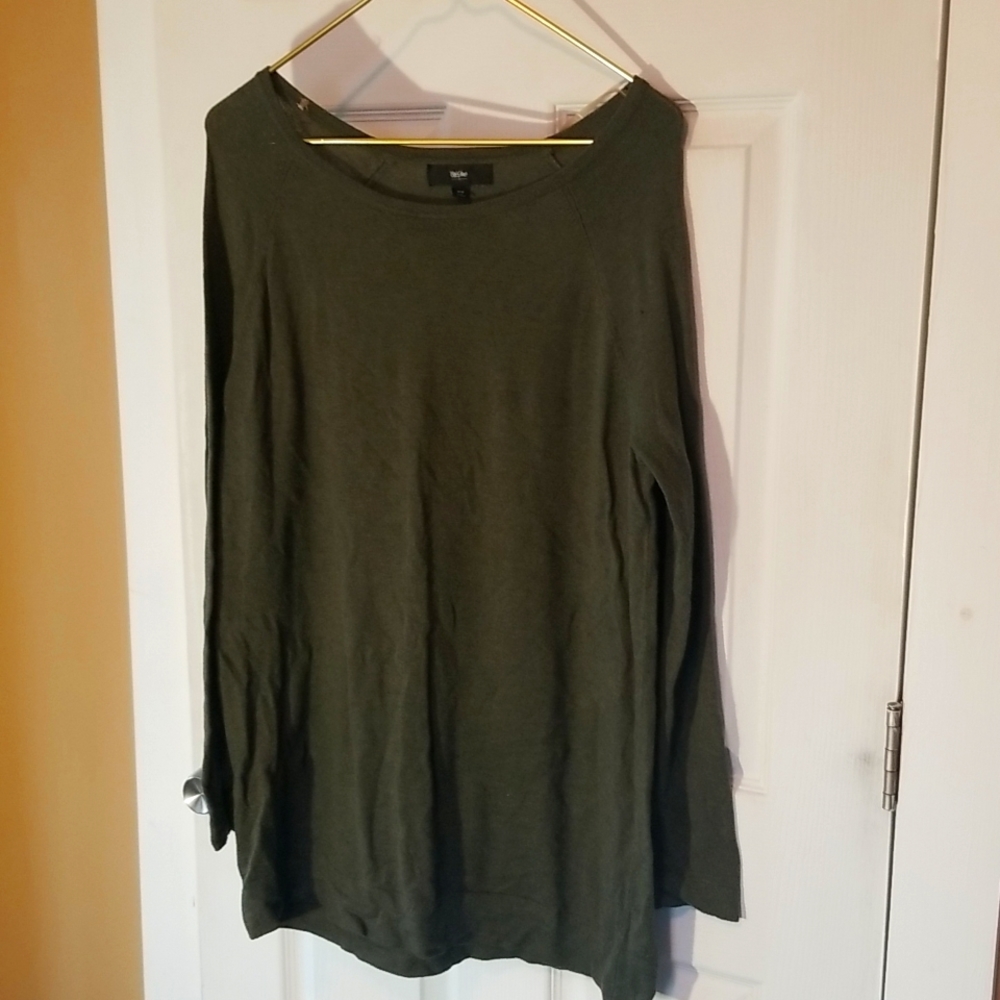 Olive green tunic size Medium